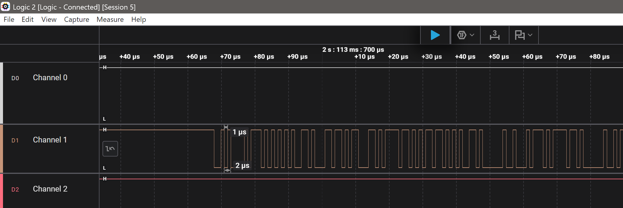 get uart puilse width