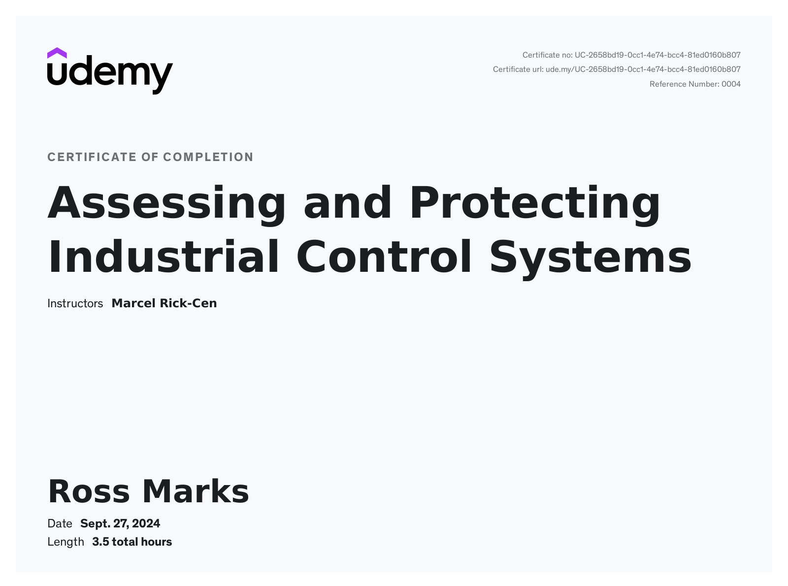  Assessing and Protecting Industrial Control Systems 